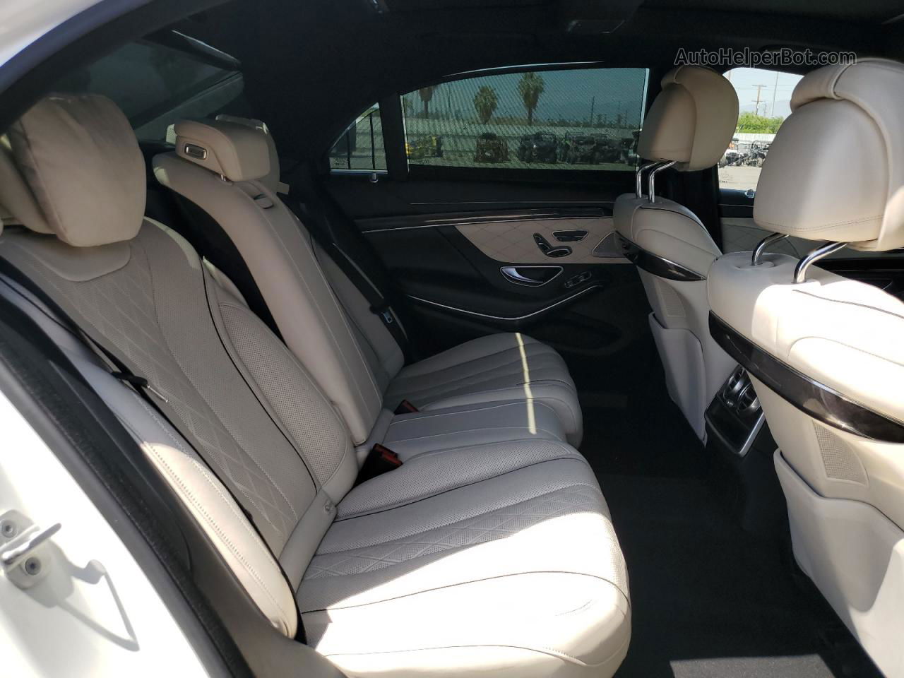 2015 Mercedes-benz S 550 White vin: WDDUG8CB2FA130458