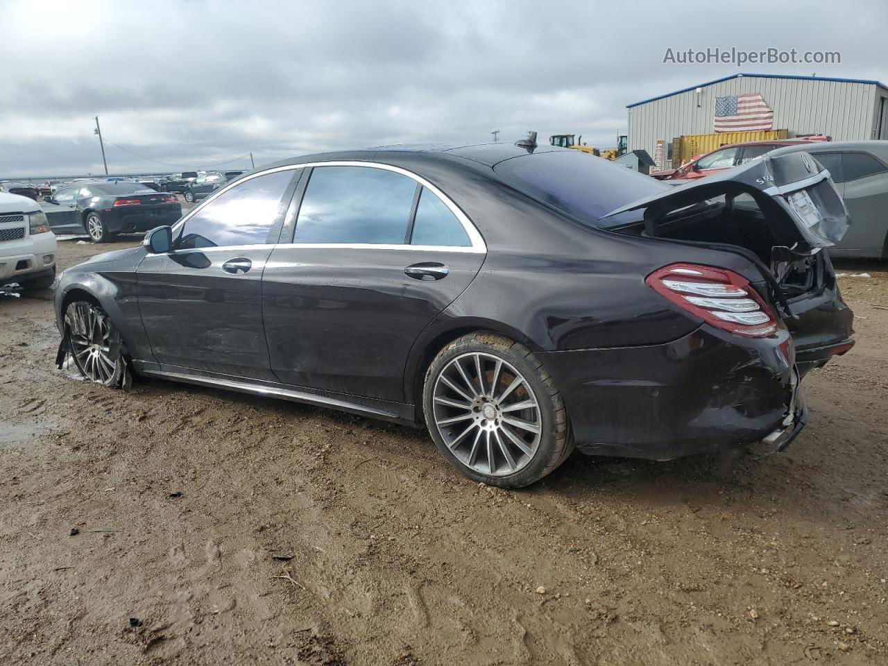 2015 Mercedes-benz S 550 Черный vin: WDDUG8CB3FA123342