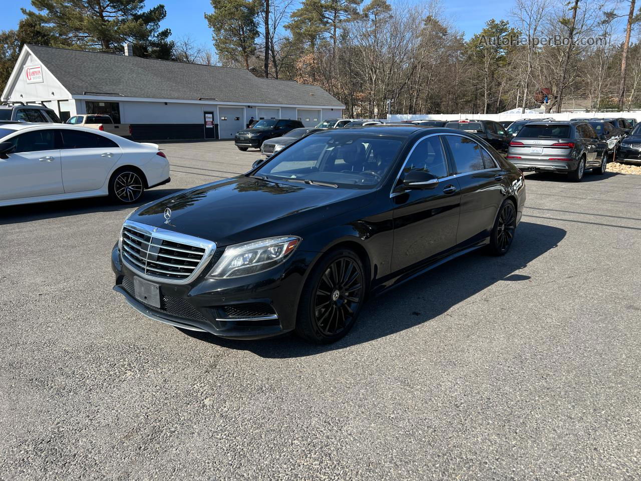 2015 Mercedes-benz S 550 Black vin: WDDUG8CB3FA167244