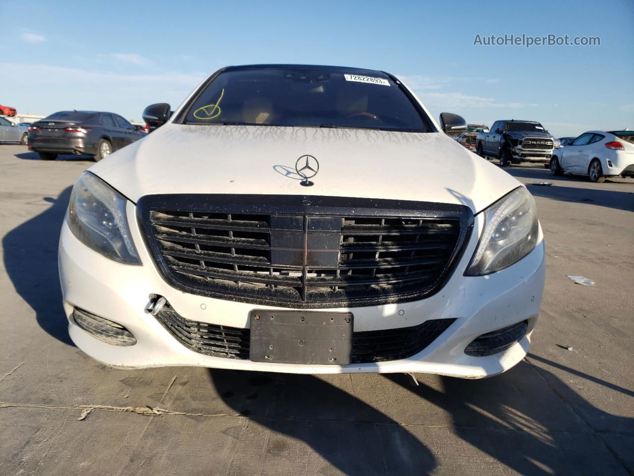 2015 Mercedes-benz S 550 White vin: WDDUG8CB3FA194380