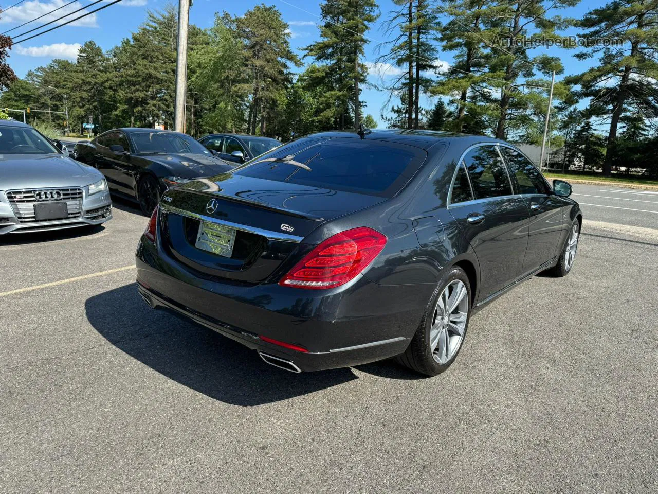 2015 Mercedes-benz S 550 Серый vin: WDDUG8CB4FA130106