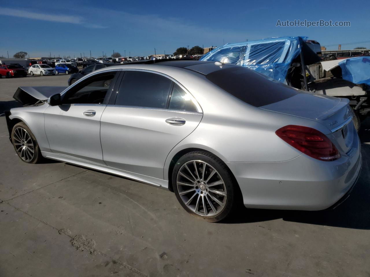 2015 Mercedes-benz S 550 Silver vin: WDDUG8CB4FA132003