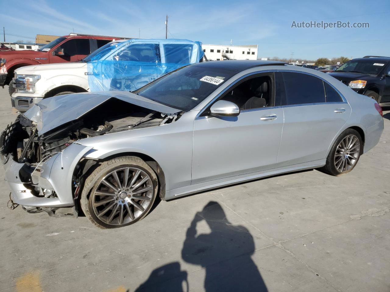 2015 Mercedes-benz S 550 Silver vin: WDDUG8CB4FA132003