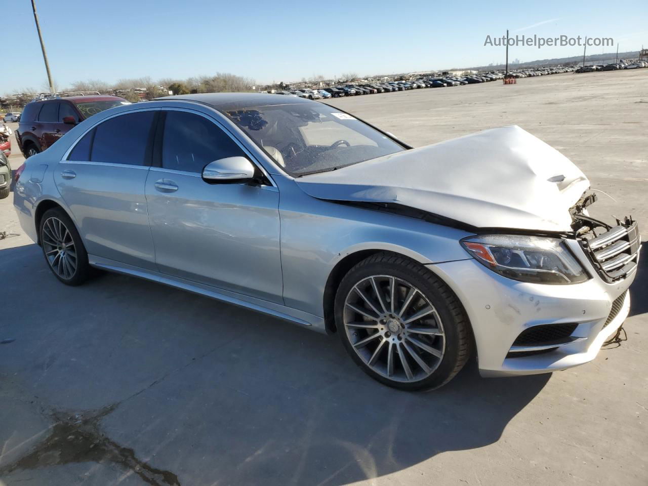 2015 Mercedes-benz S 550 Silver vin: WDDUG8CB4FA132003