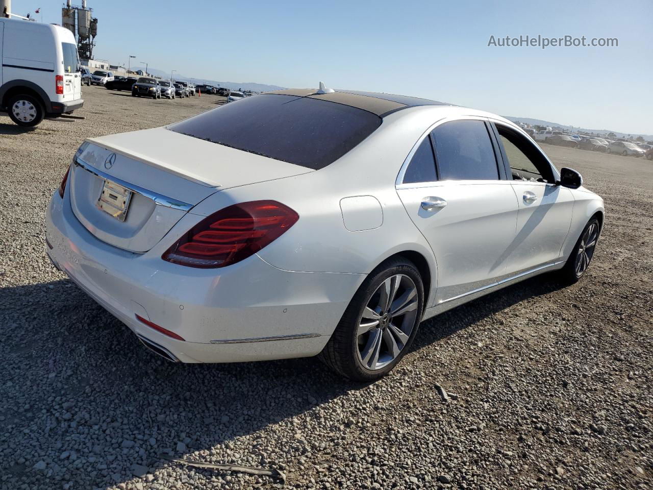 2015 Mercedes-benz S 550 White vin: WDDUG8CB4FA136004