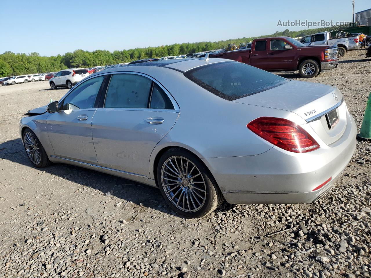 2015 Mercedes-benz S 550 Silver vin: WDDUG8CB4FA159461