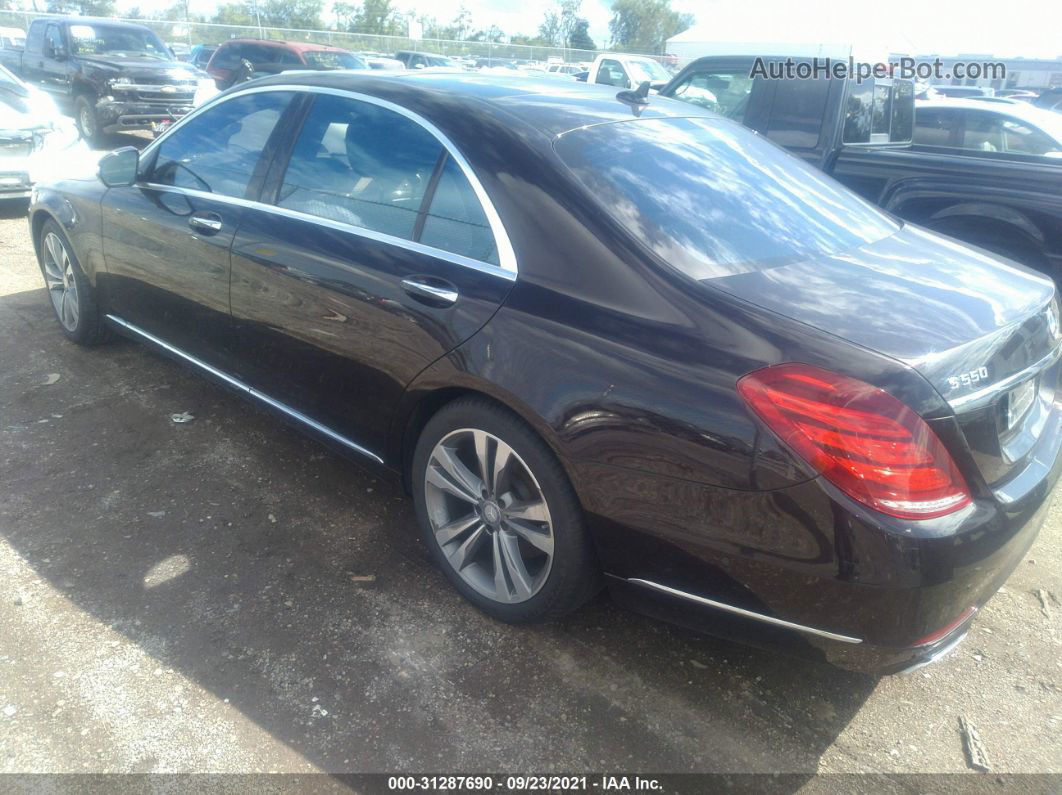 2014 Mercedes-benz S-class S 550 Бордовый vin: WDDUG8CB5EA066544