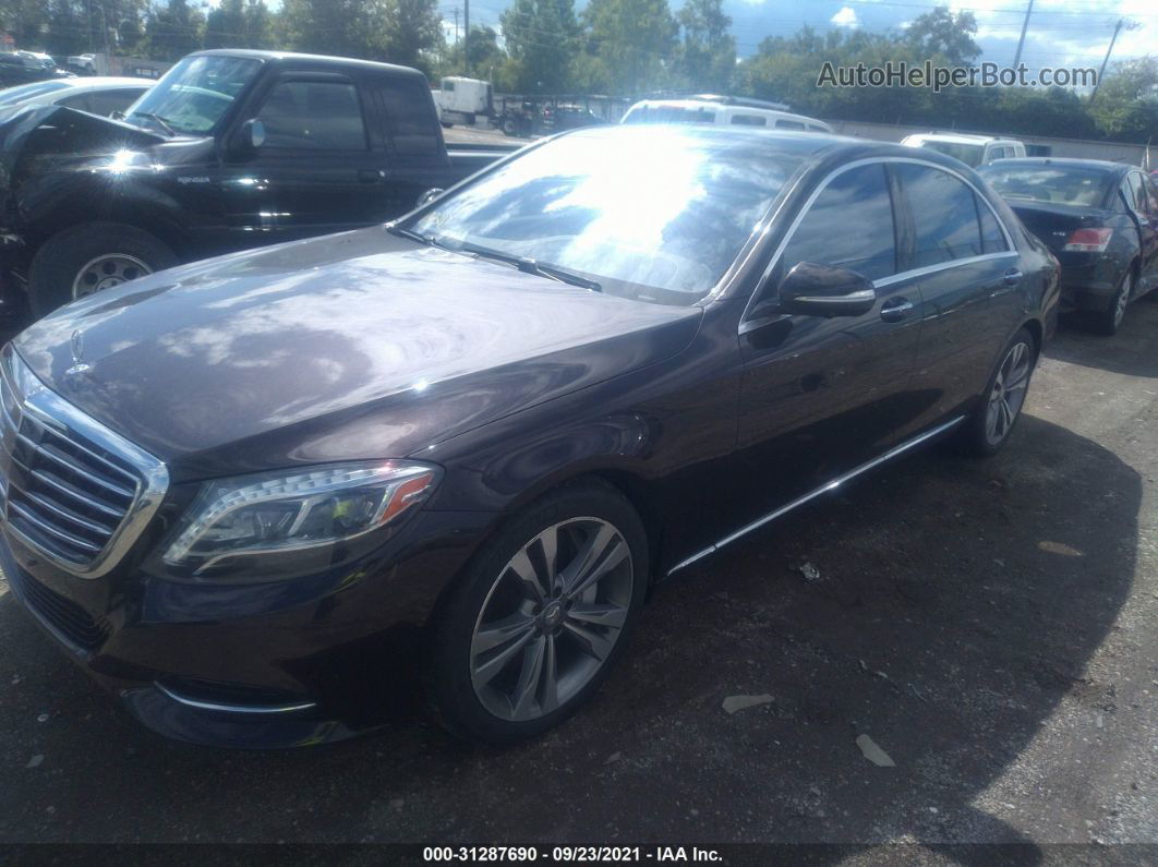 2014 Mercedes-benz S-class S 550 Бордовый vin: WDDUG8CB5EA066544