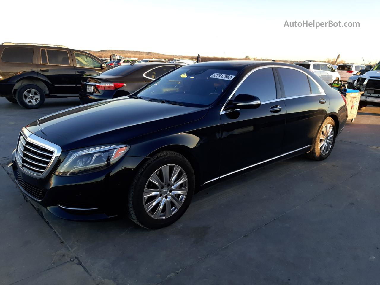 2015 Mercedes-benz S 550 Black vin: WDDUG8CB5FA100502