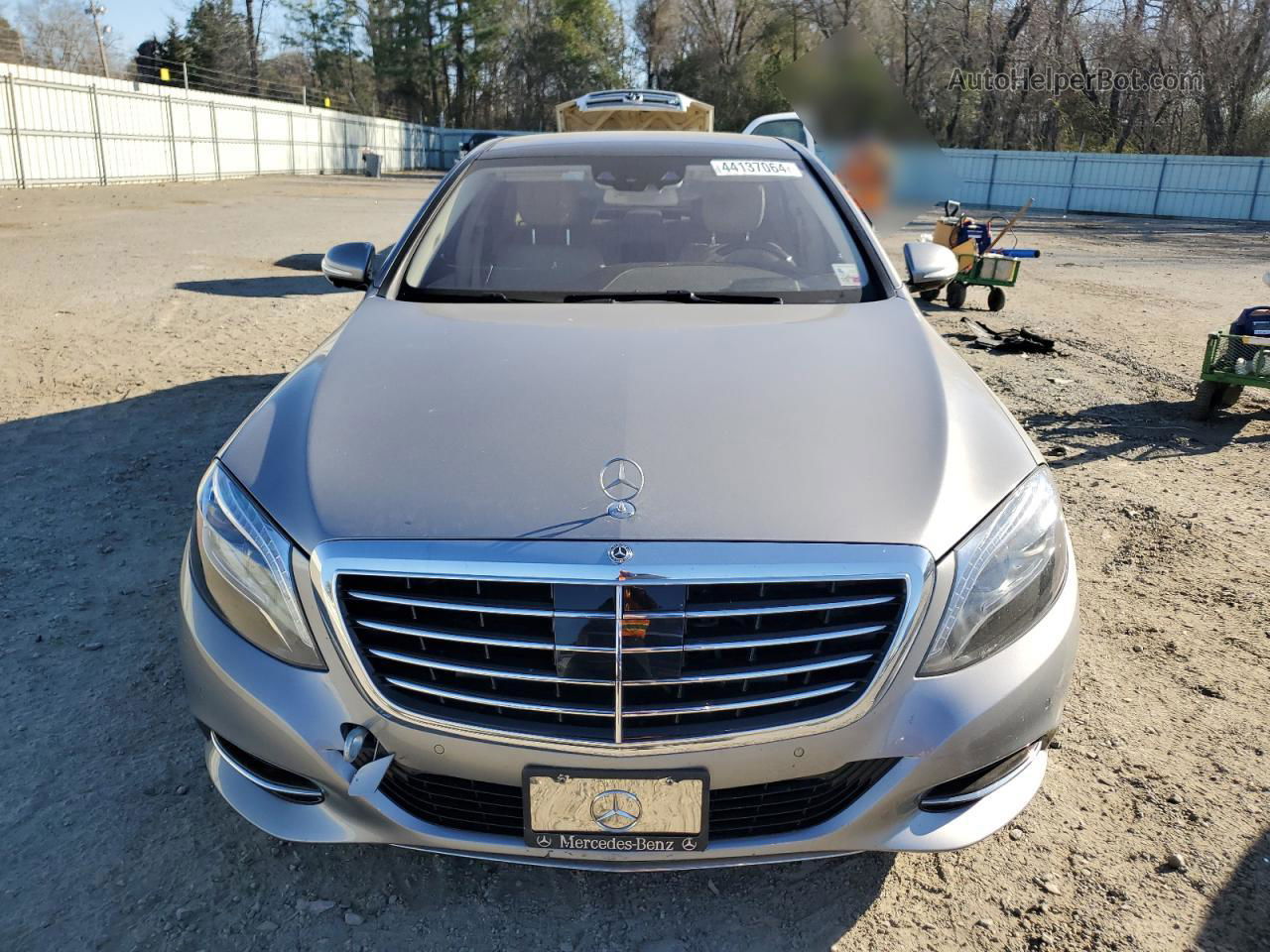 2015 Mercedes-benz S 550 Серый vin: WDDUG8CB5FA132768