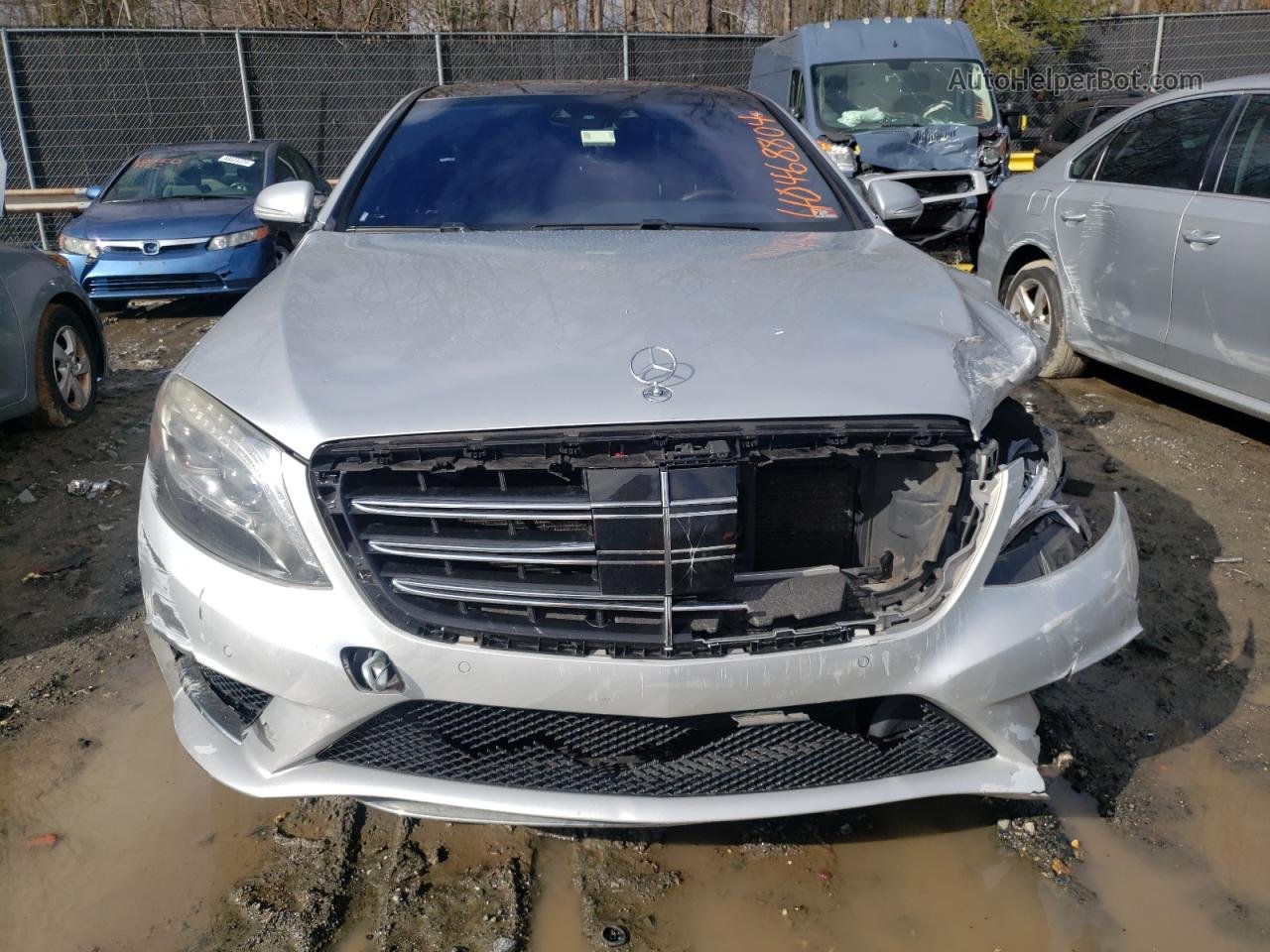 2015 Mercedes-benz S 550 Серебряный vin: WDDUG8CB5FA162532