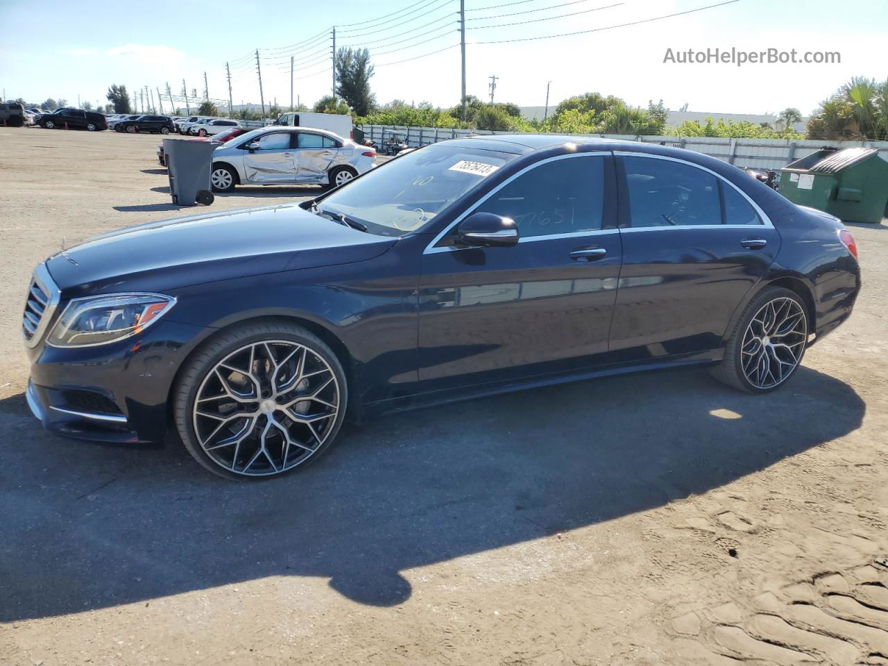 2015 Mercedes-benz S 550 Blue vin: WDDUG8CB5FA163342