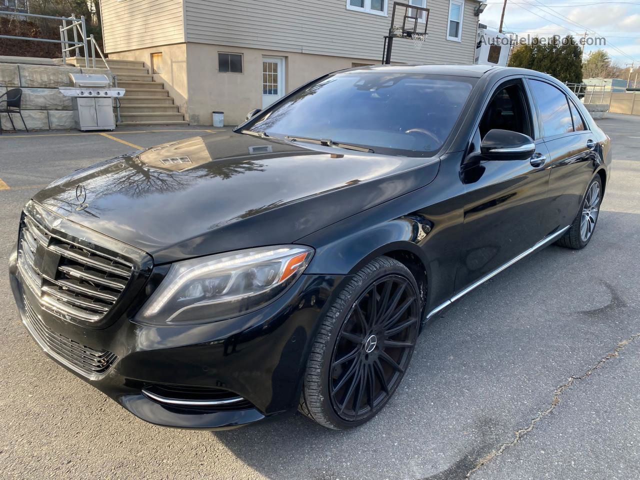 2015 Mercedes-benz S 550 Черный vin: WDDUG8CB6FA069714