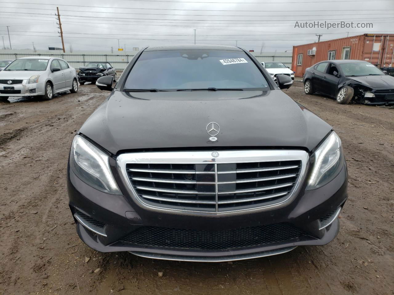 2015 Mercedes-benz S 550 Бордовый vin: WDDUG8CB6FA074993