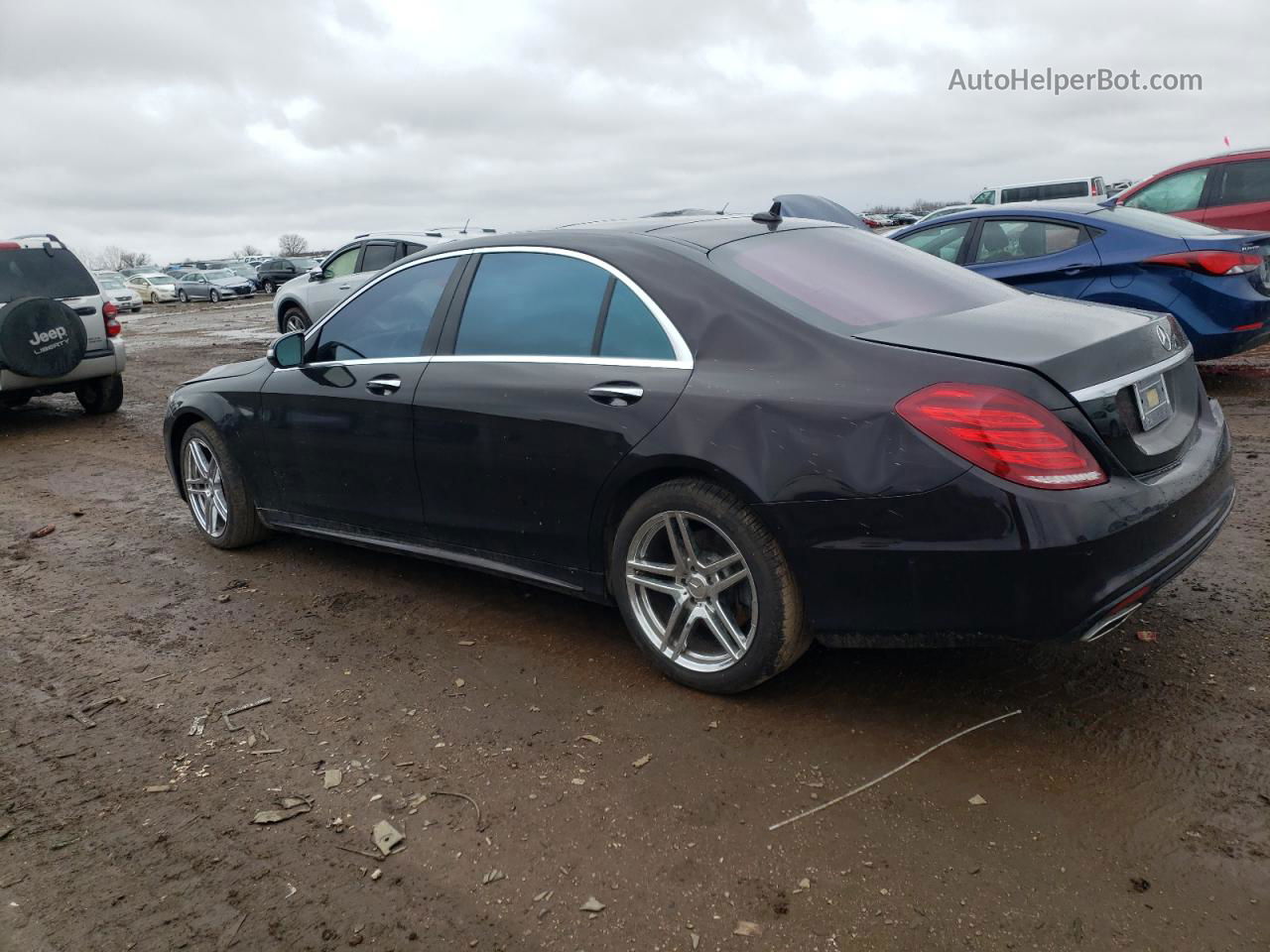 2015 Mercedes-benz S 550 Бордовый vin: WDDUG8CB6FA074993