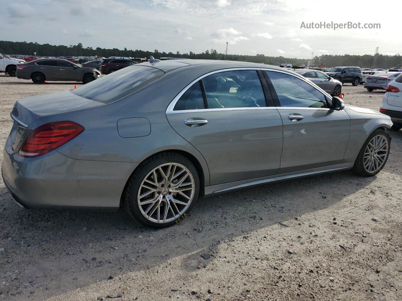 2015 Mercedes-benz S 550 Silver vin: WDDUG8CB6FA169392