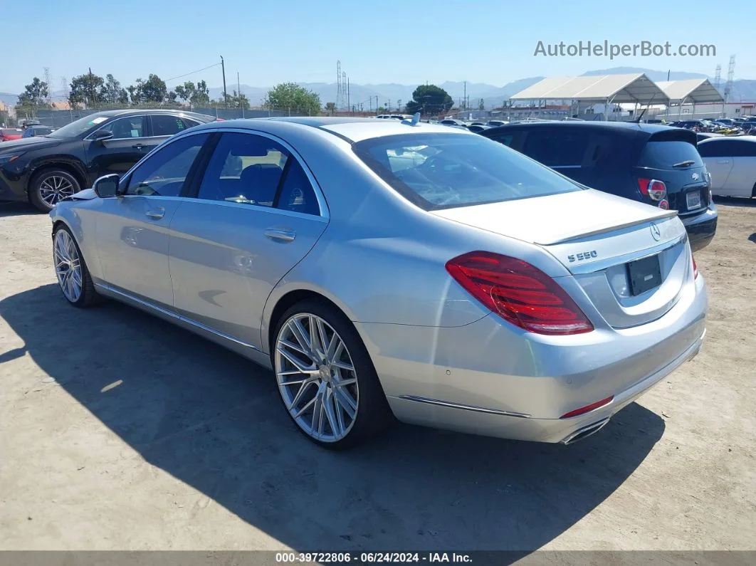 2015 Mercedes-benz S 550   Silver vin: WDDUG8CB6FA189738