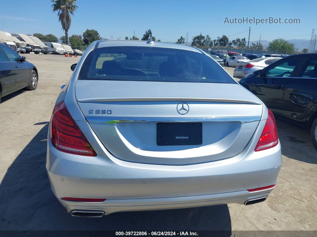 2015 Mercedes-benz S 550   Silver vin: WDDUG8CB6FA189738