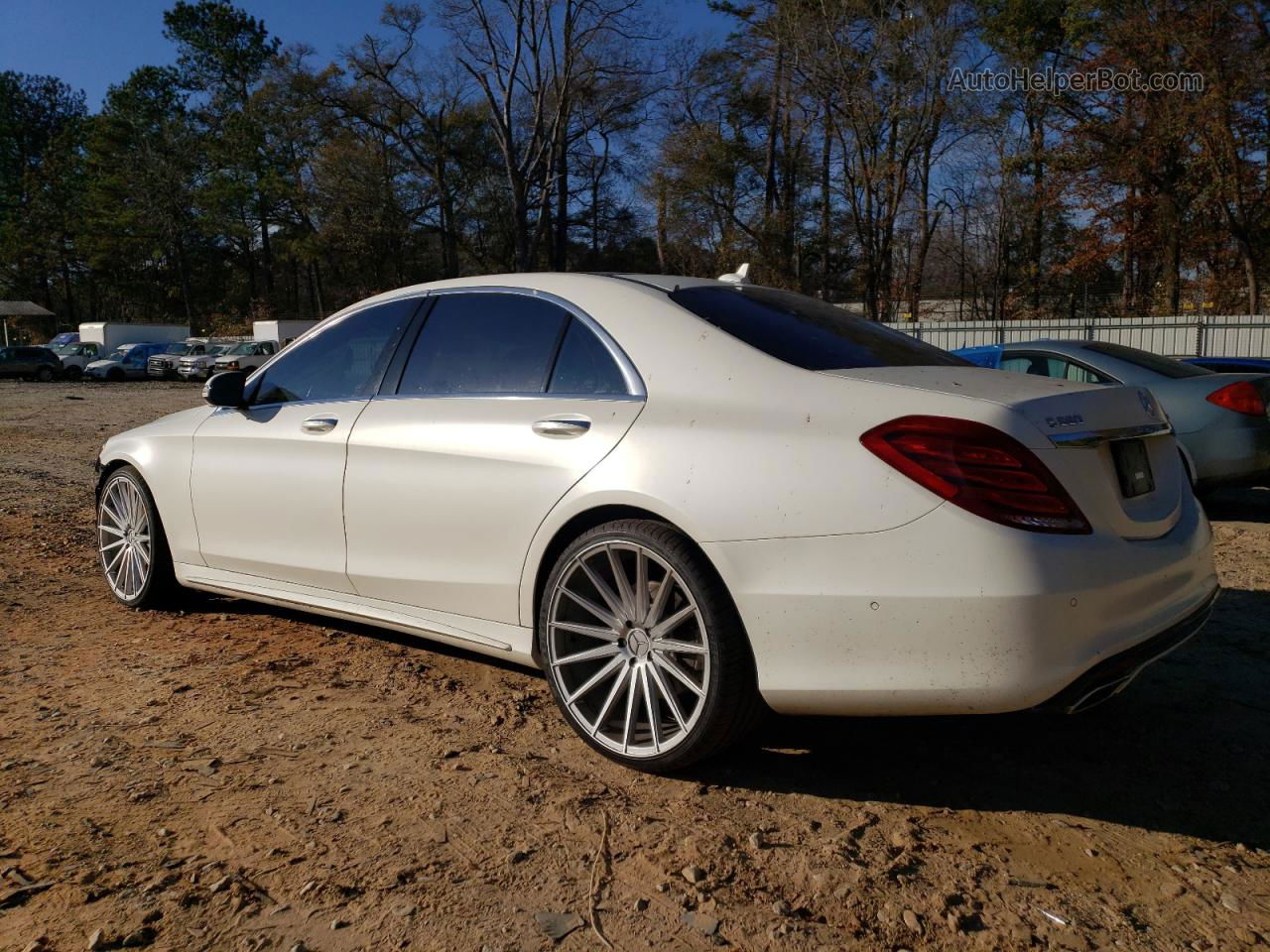 2015 Mercedes-benz S 550 Белый vin: WDDUG8CB6FA194289