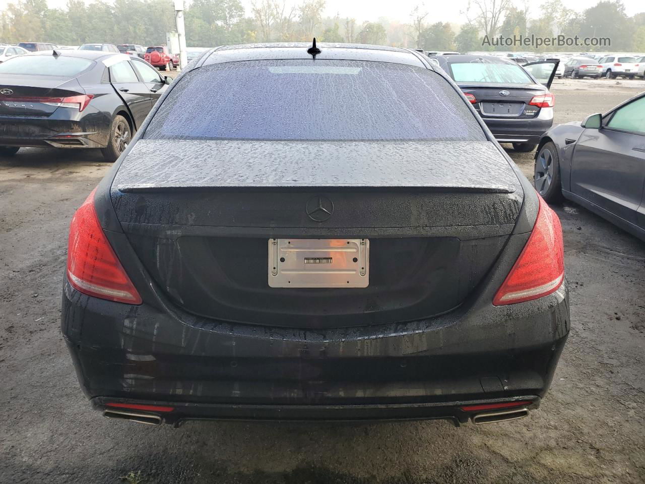 2015 Mercedes-benz S 550 Черный vin: WDDUG8CB7FA118225