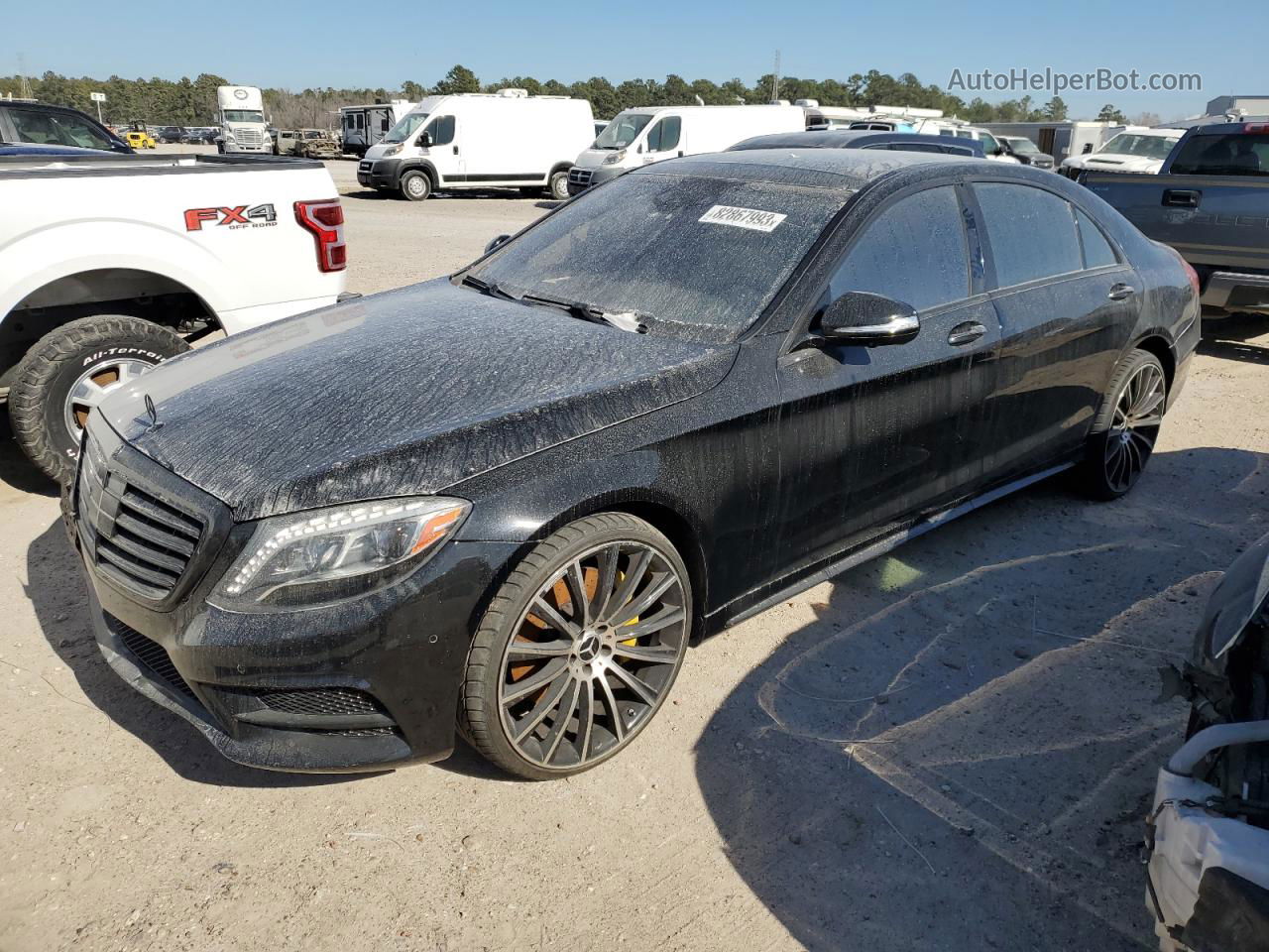 2015 Mercedes-benz S 550 Черный vin: WDDUG8CB7FA118225