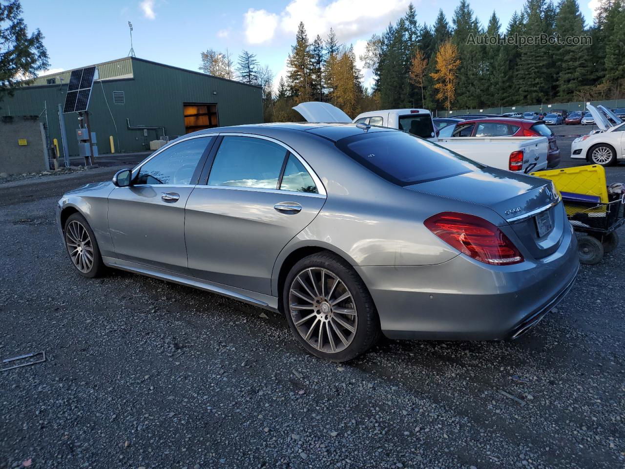 2015 Mercedes-benz S 550 Серый vin: WDDUG8CB7FA122257