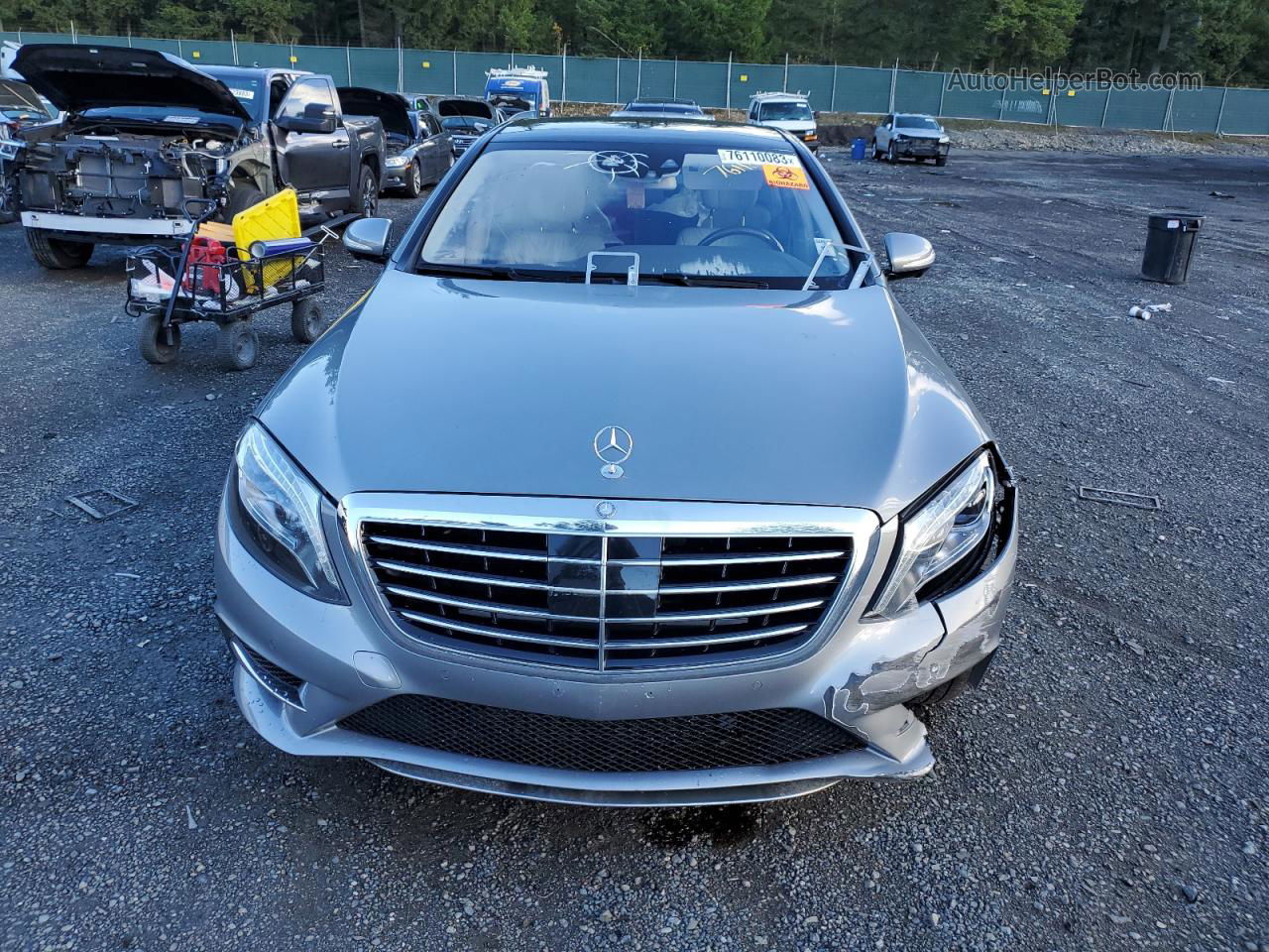 2015 Mercedes-benz S 550 Gray vin: WDDUG8CB7FA122257