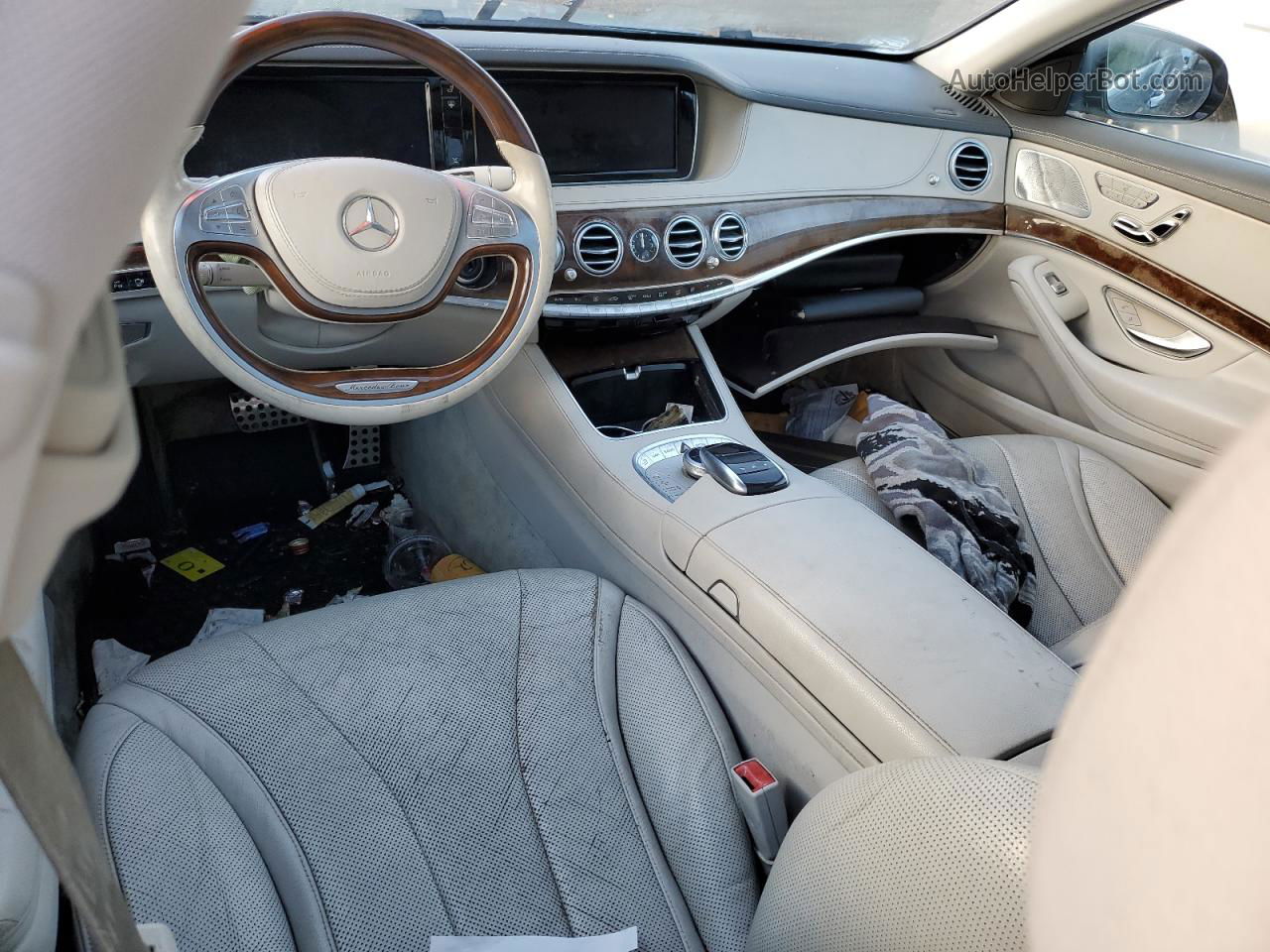 2015 Mercedes-benz S 550 Серый vin: WDDUG8CB7FA122257