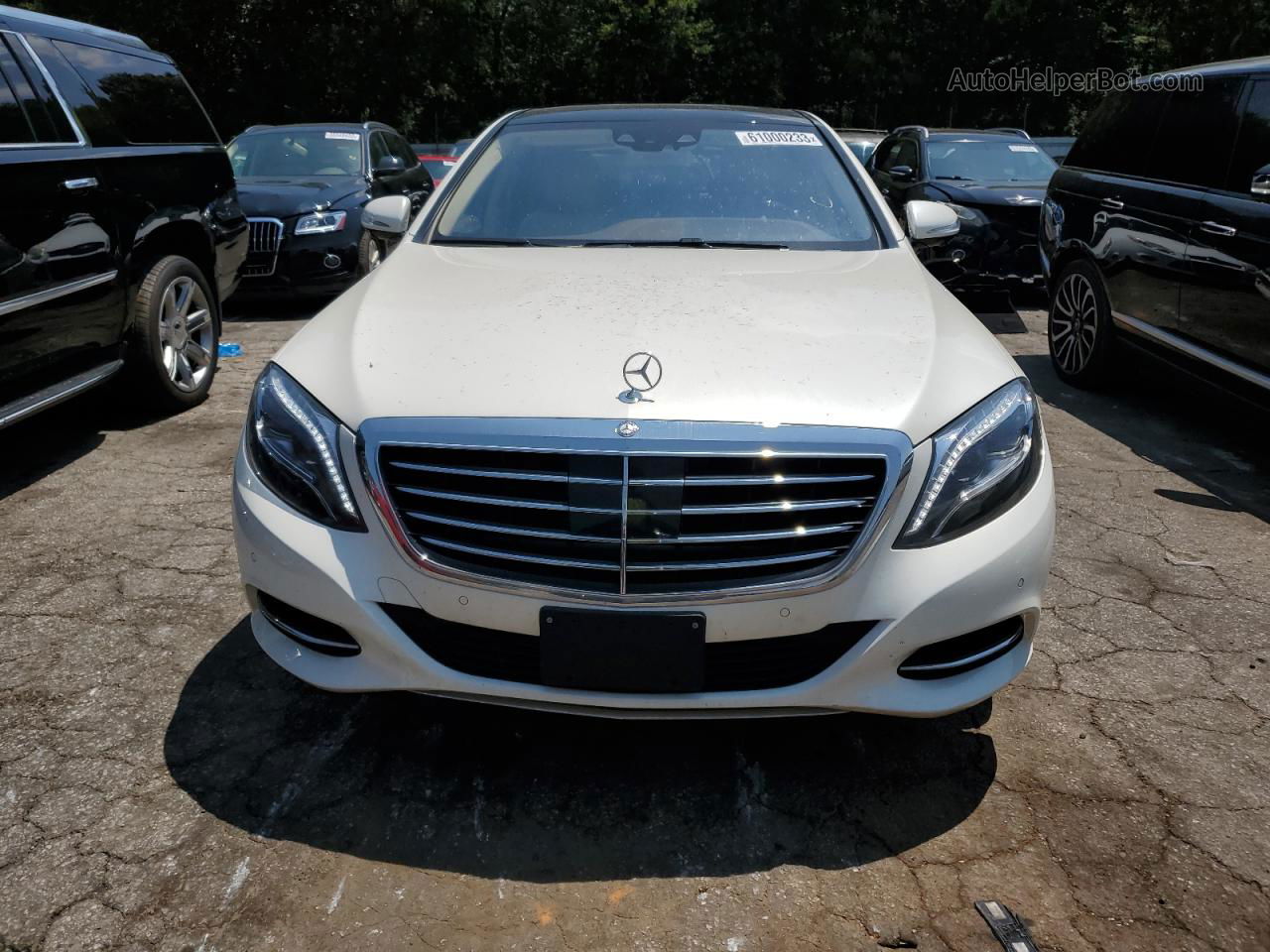 2015 Mercedes-benz S 550 White vin: WDDUG8CB7FA138667