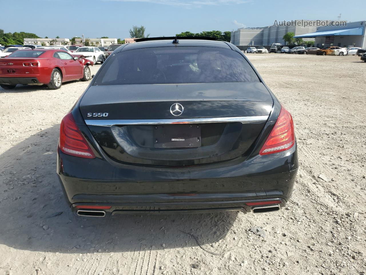 2015 Mercedes-benz S 550 Black vin: WDDUG8CB8FA170947