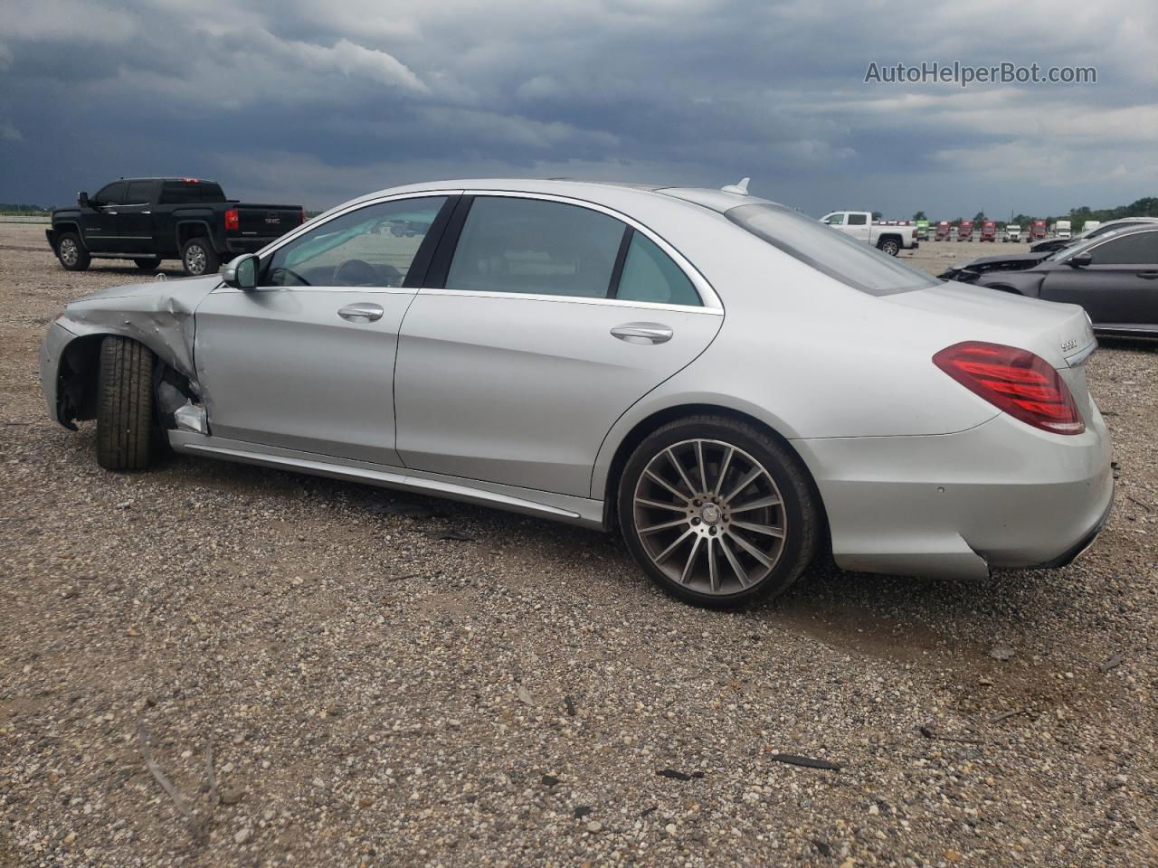 2015 Mercedes-benz S 550 Silver vin: WDDUG8CB9FA101328