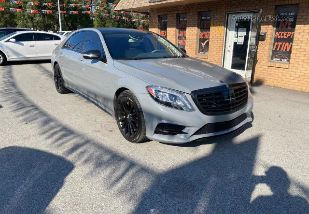 2015 Mercedes-benz S 550 Gray vin: WDDUG8CB9FA157026