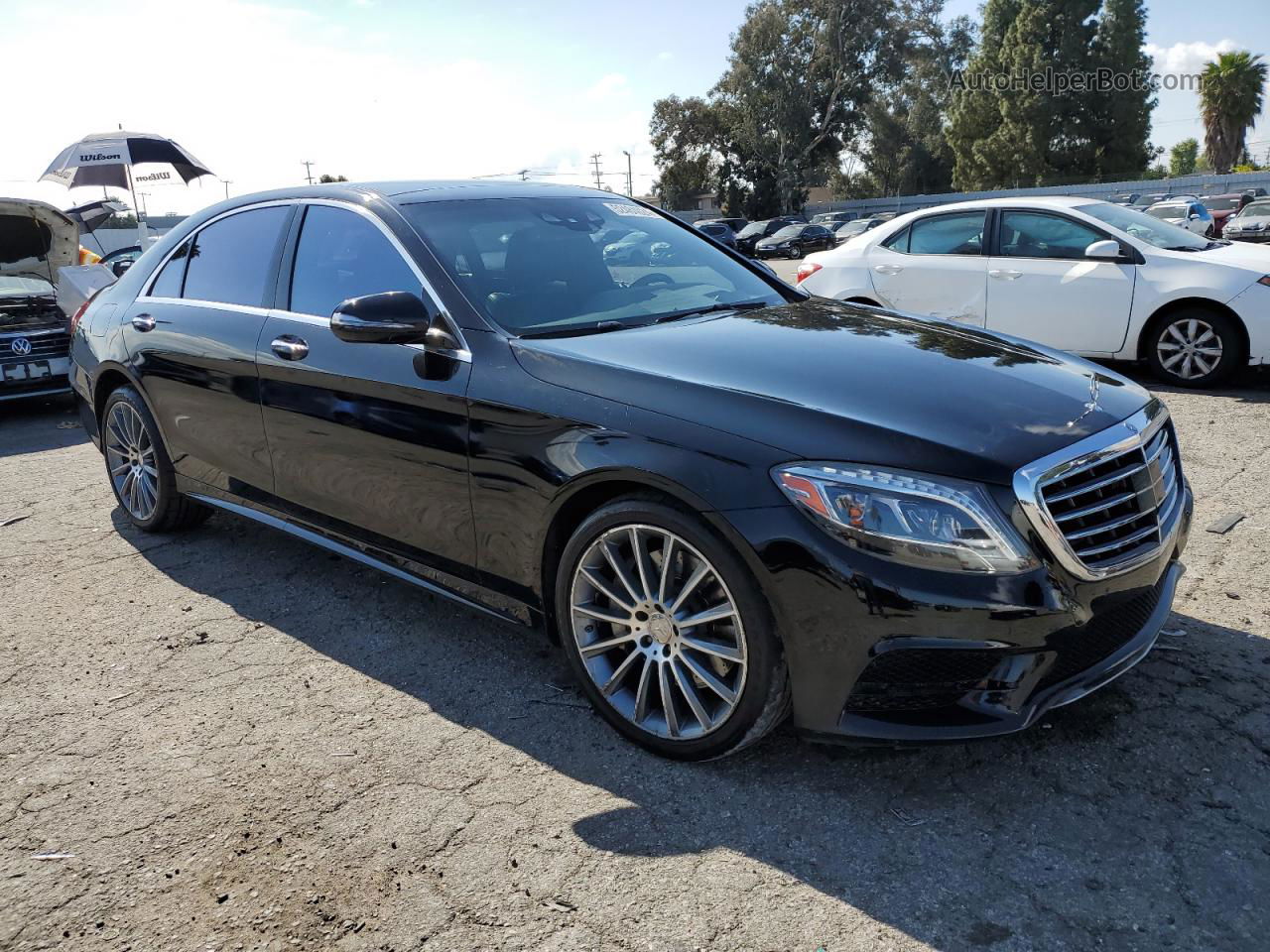 2015 Mercedes-benz S 550 Черный vin: WDDUG8CB9FA162811