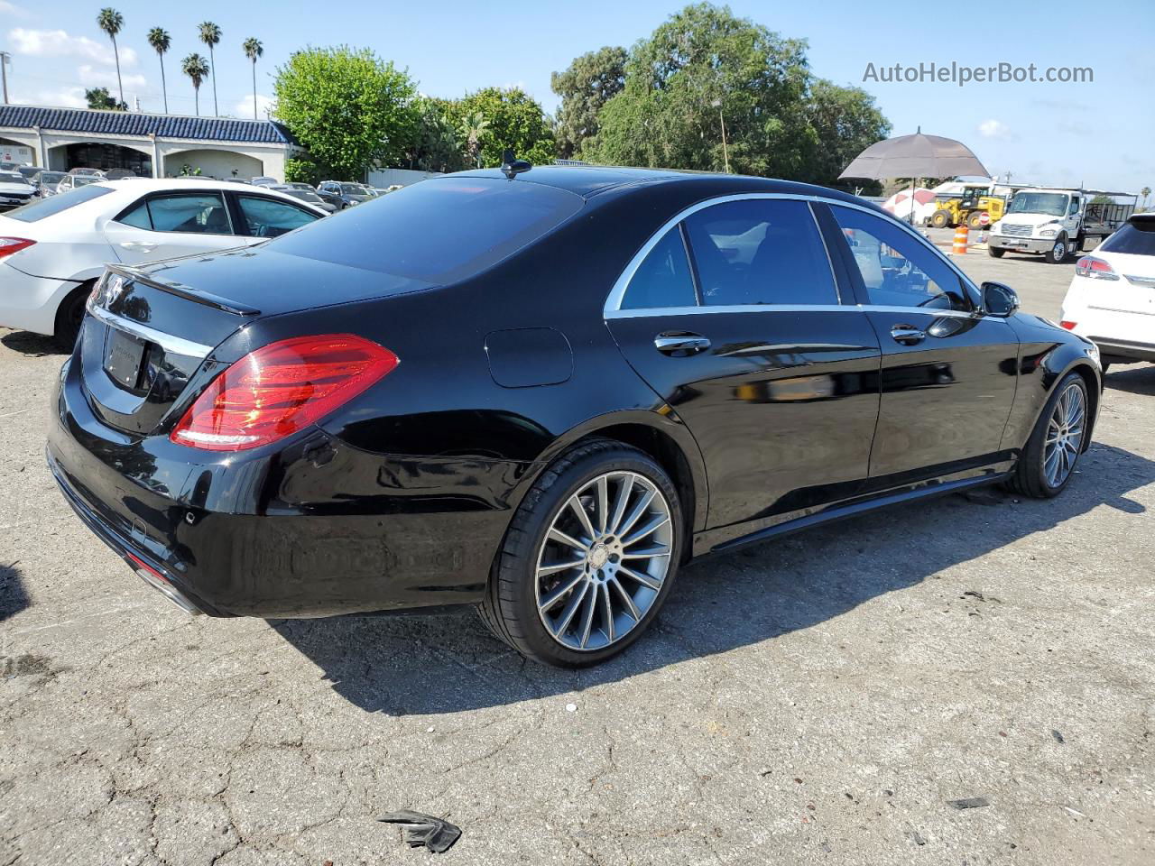 2015 Mercedes-benz S 550 Черный vin: WDDUG8CB9FA162811