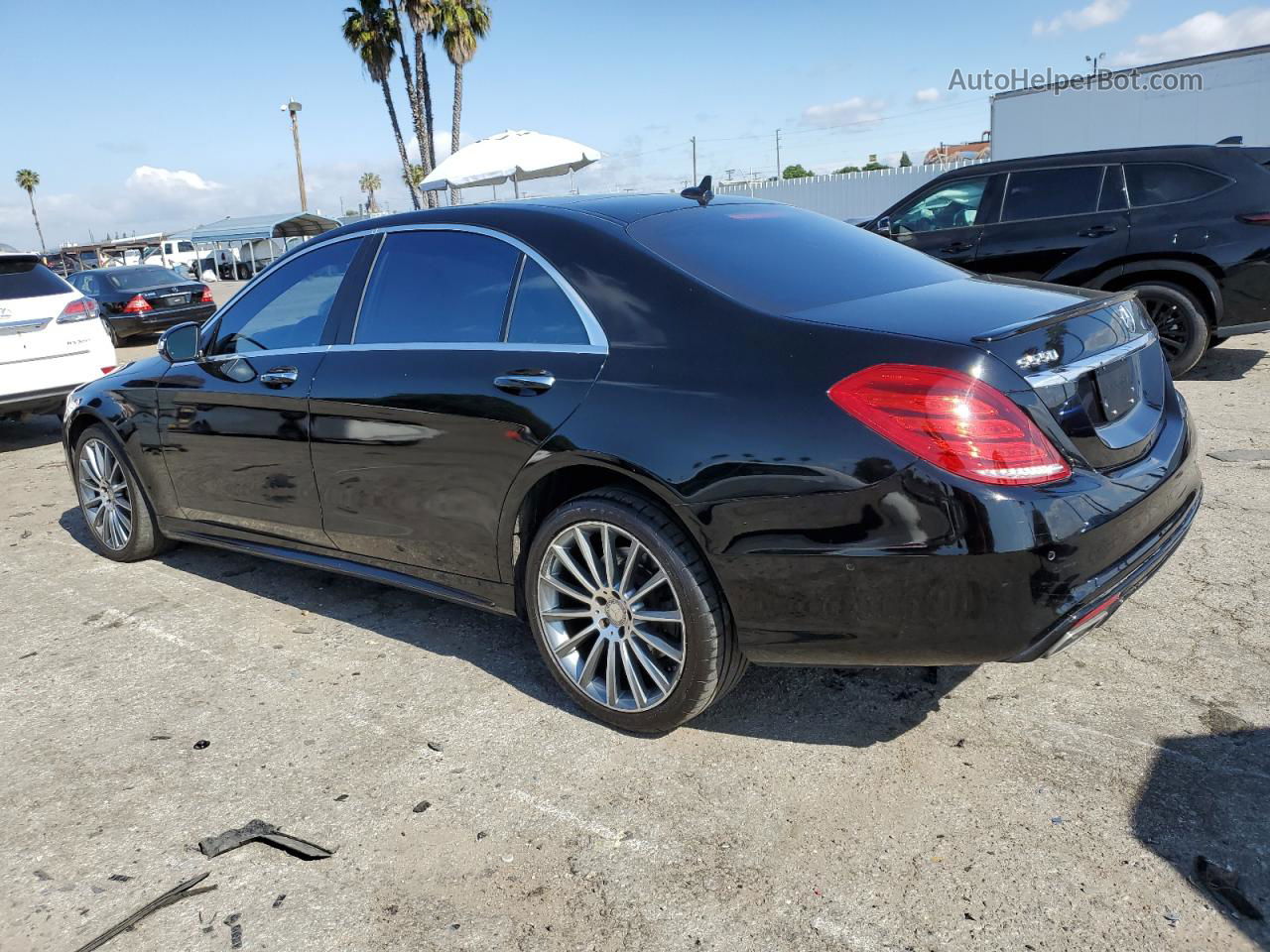 2015 Mercedes-benz S 550 Черный vin: WDDUG8CB9FA162811