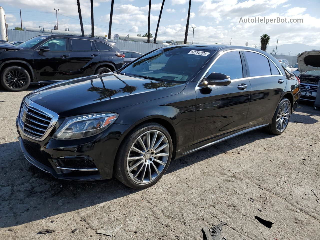 2015 Mercedes-benz S 550 Черный vin: WDDUG8CB9FA162811