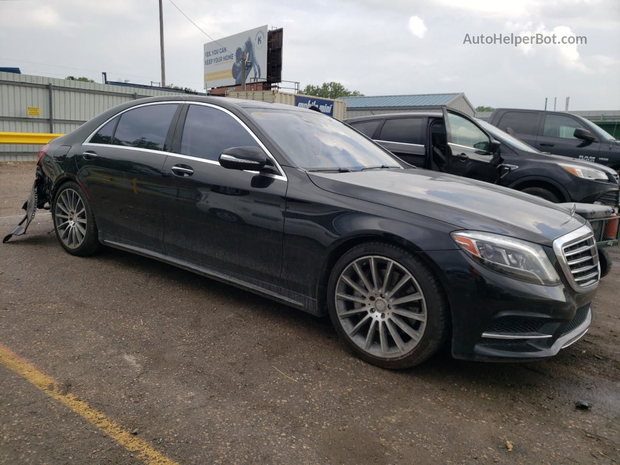 2015 Mercedes-benz S 550 Black vin: WDDUG8CB9FA174084