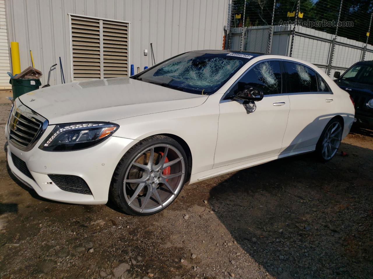 2015 Mercedes-benz S 550 White vin: WDDUG8CB9FA198062