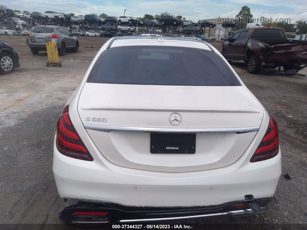 2019 Mercedes-benz S-class S 560 White vin: WDDUG8DB2KA430381