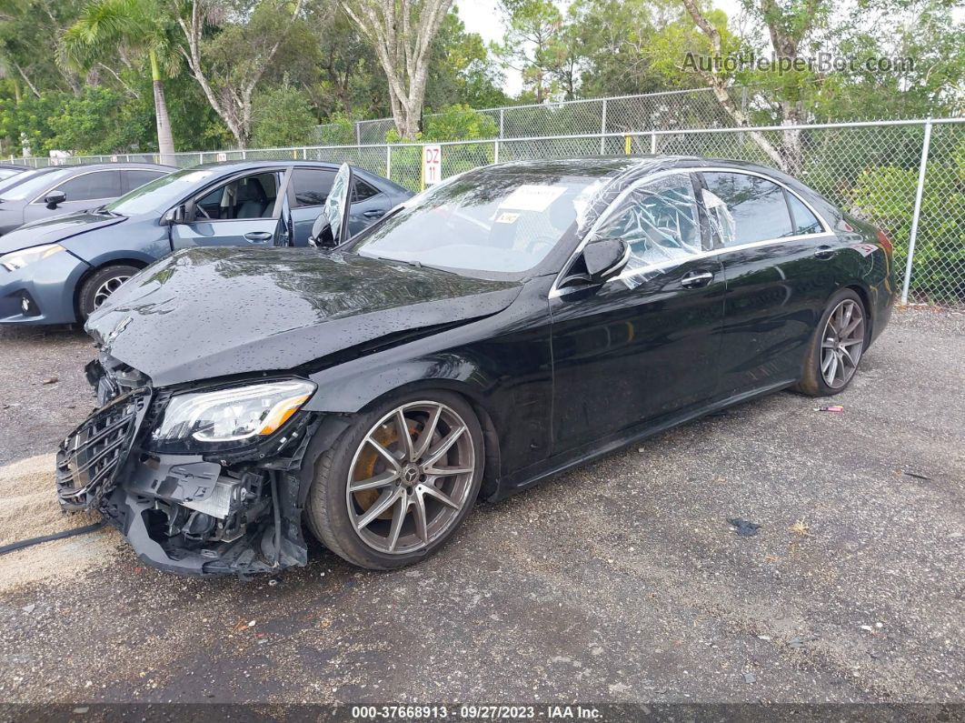 2019 Mercedes-benz S-class S 560 Черный vin: WDDUG8DB2KA443079