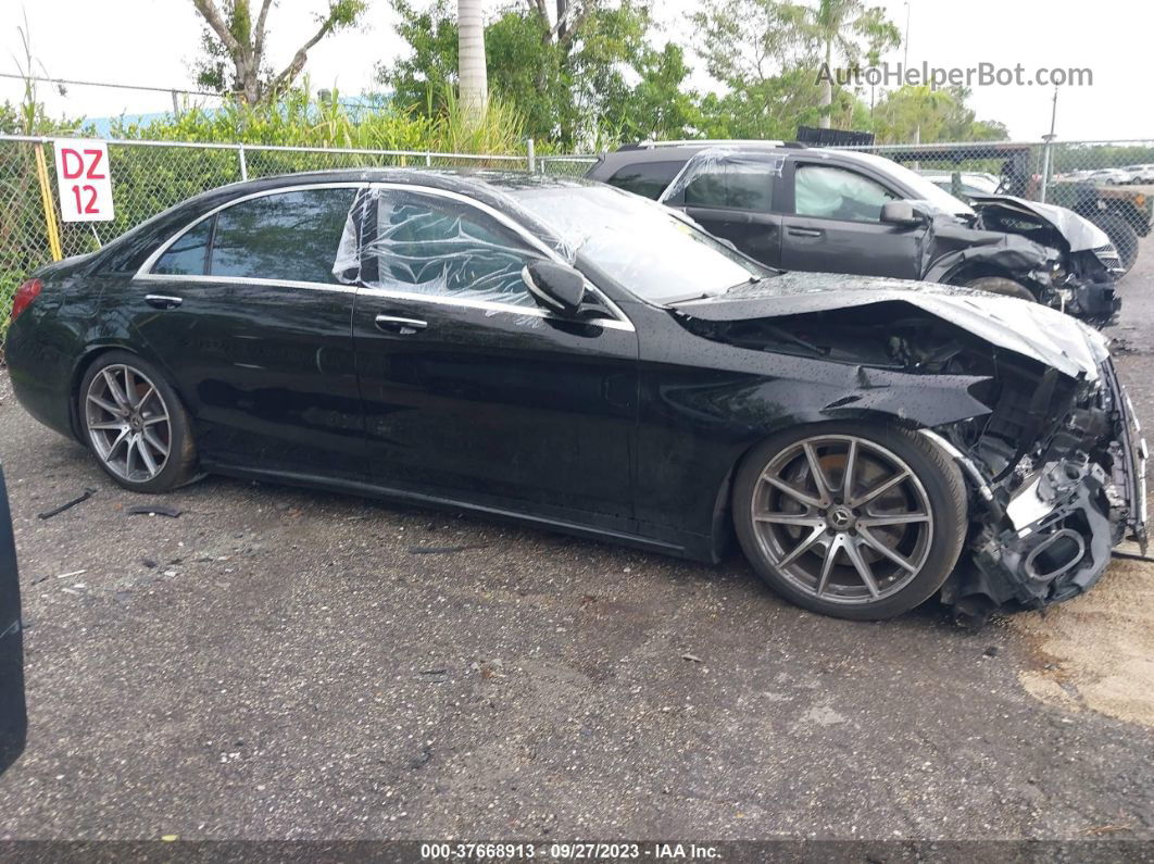 2019 Mercedes-benz S-class S 560 Black vin: WDDUG8DB2KA443079