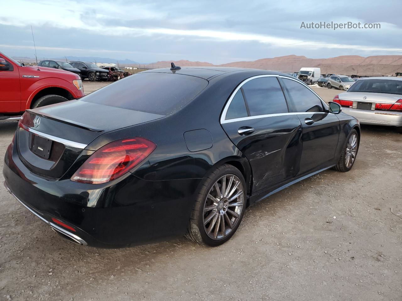 2019 Mercedes-benz S 560 Black vin: WDDUG8DB2KA448945