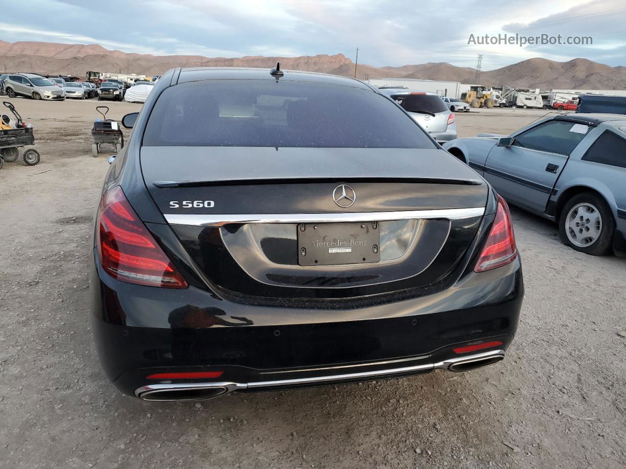 2019 Mercedes-benz S 560 Black vin: WDDUG8DB2KA448945