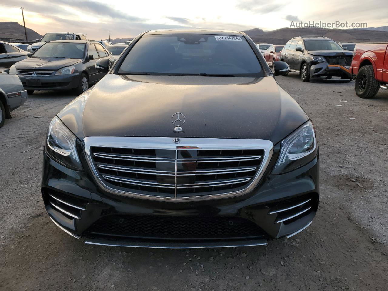 2019 Mercedes-benz S 560 Черный vin: WDDUG8DB2KA448945