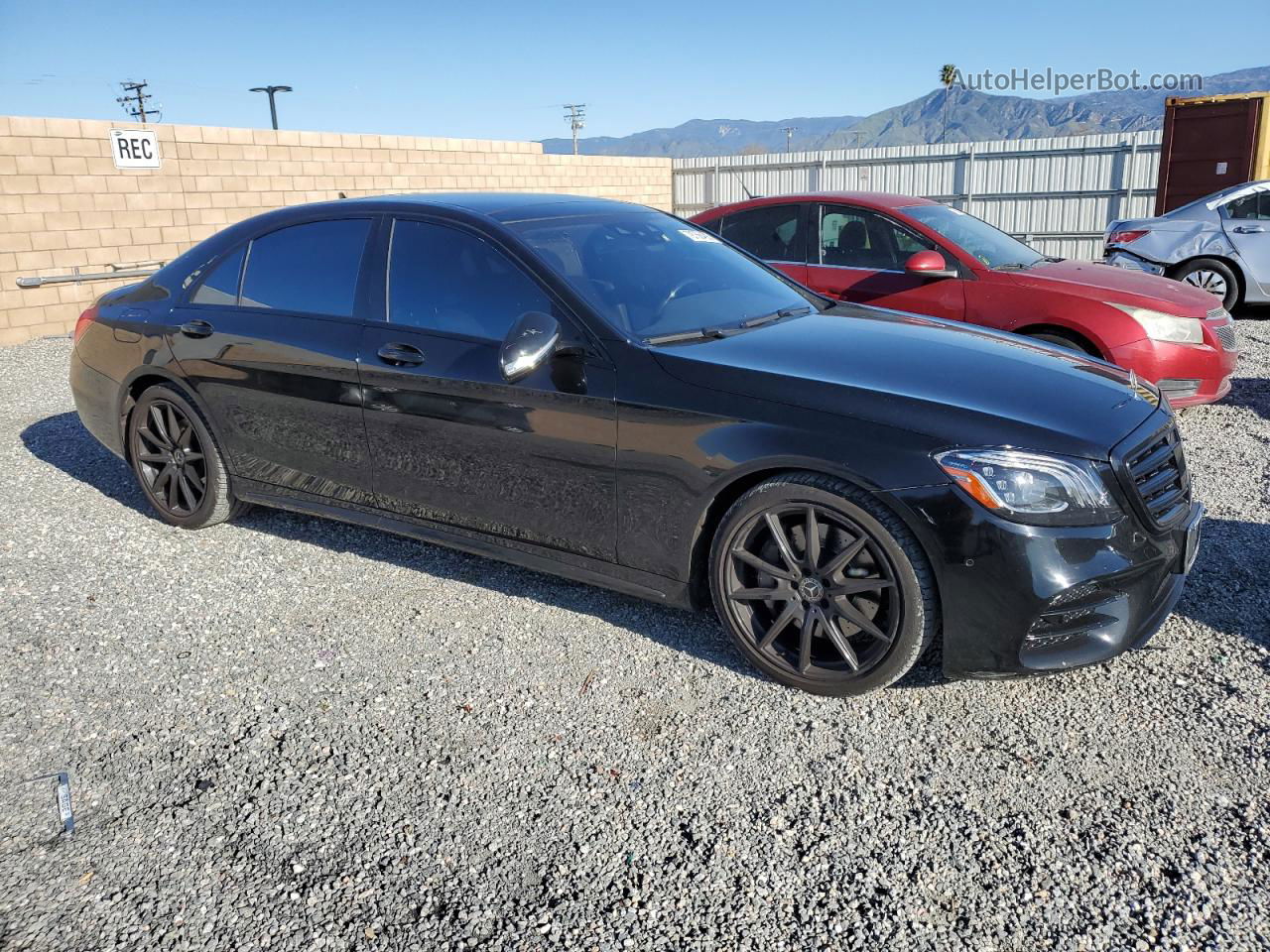 2019 Mercedes-benz S 560 Black vin: WDDUG8DB2KA489592