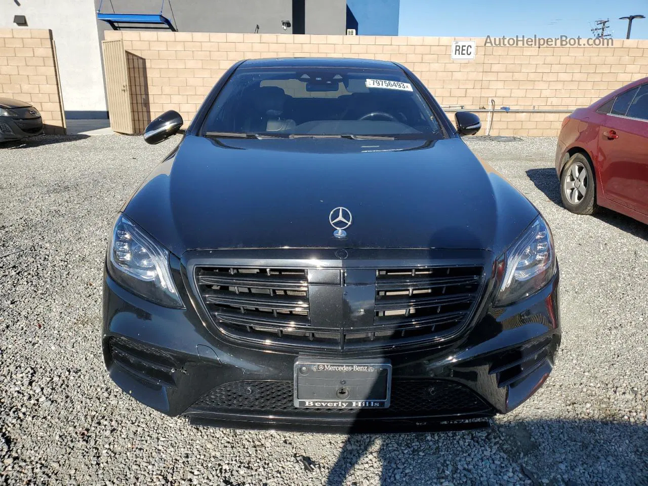 2019 Mercedes-benz S 560 Black vin: WDDUG8DB2KA489592