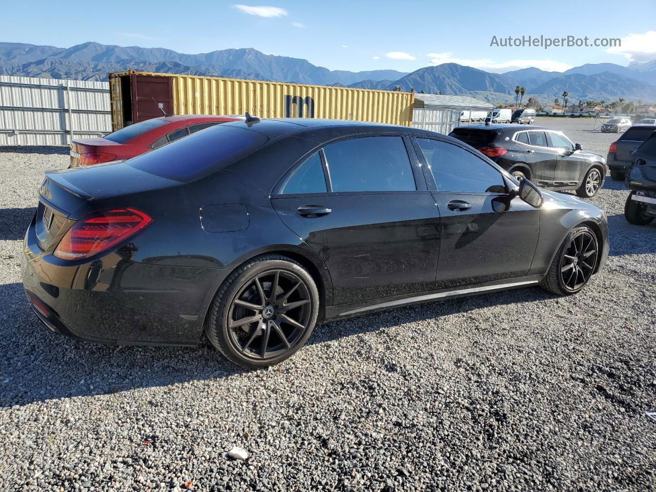 2019 Mercedes-benz S 560 Black vin: WDDUG8DB2KA489592