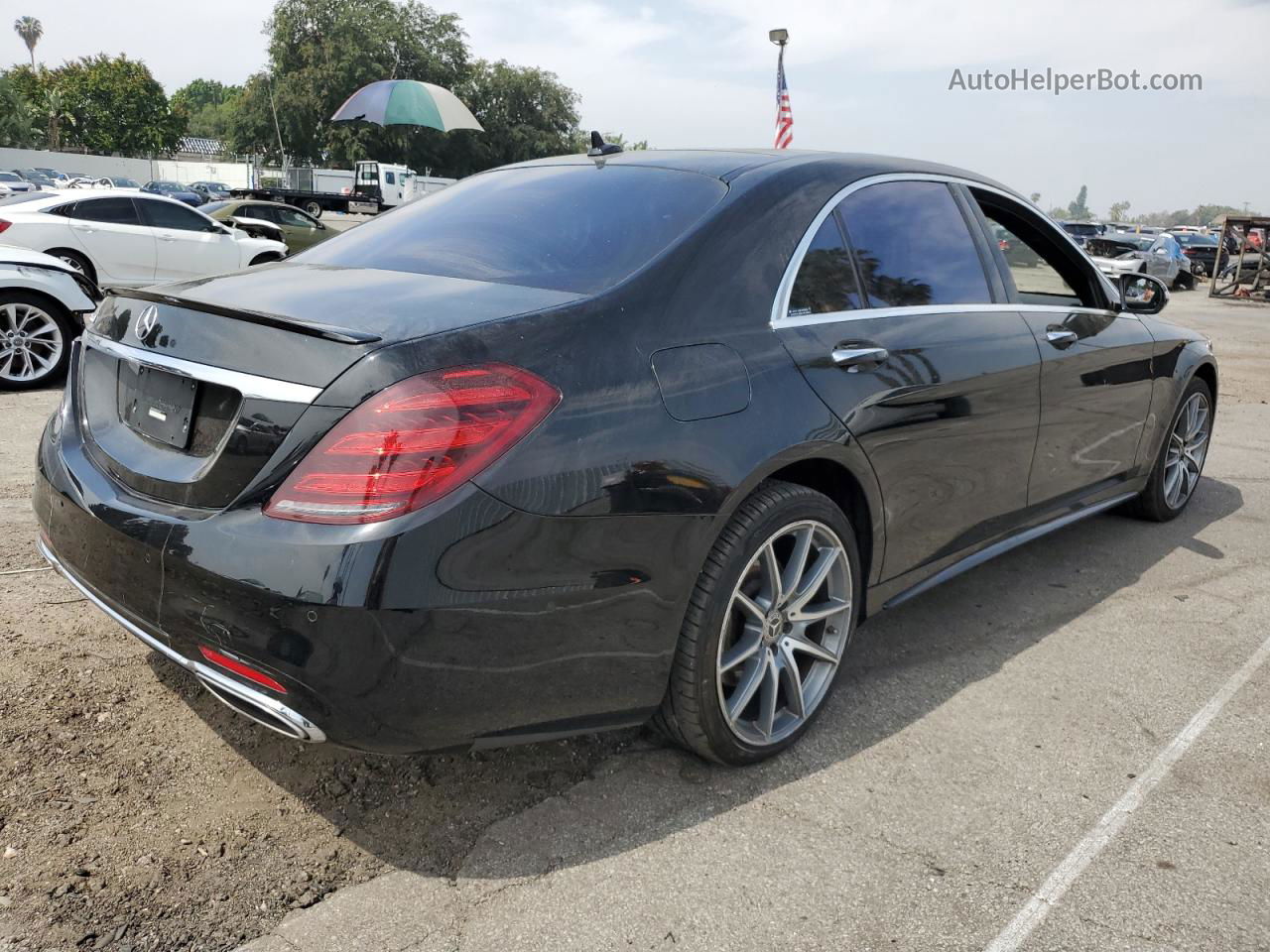 2019 Mercedes-benz S 560 Black vin: WDDUG8DB3KA447691