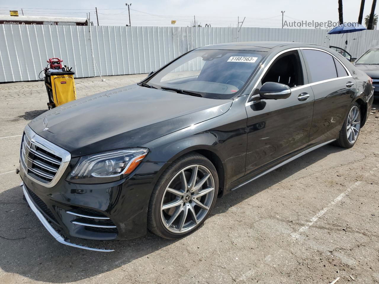 2019 Mercedes-benz S 560 Black vin: WDDUG8DB3KA447691