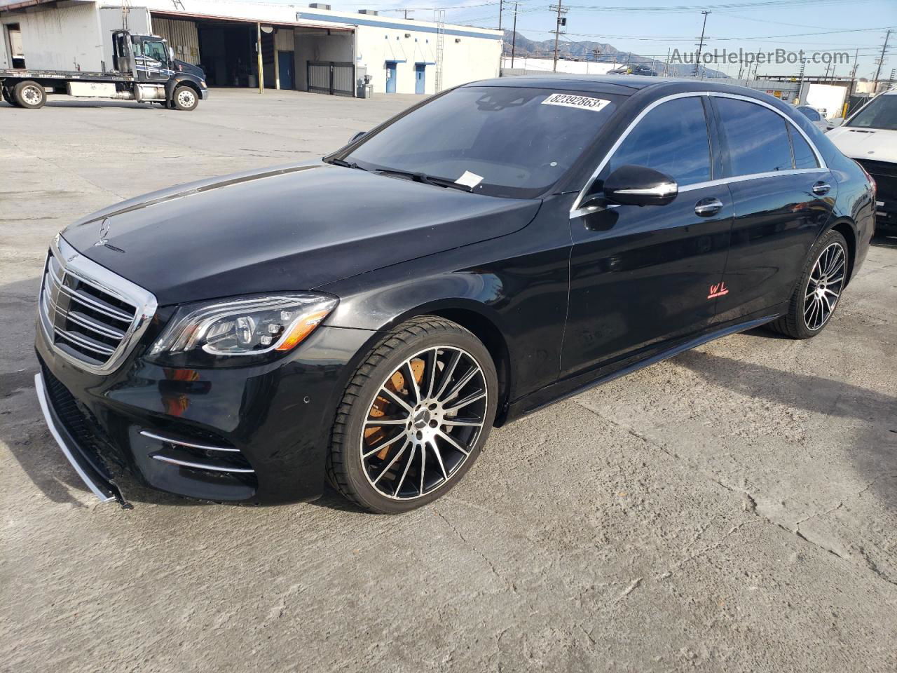 2019 Mercedes-benz S 560 Black vin: WDDUG8DB4KA451121